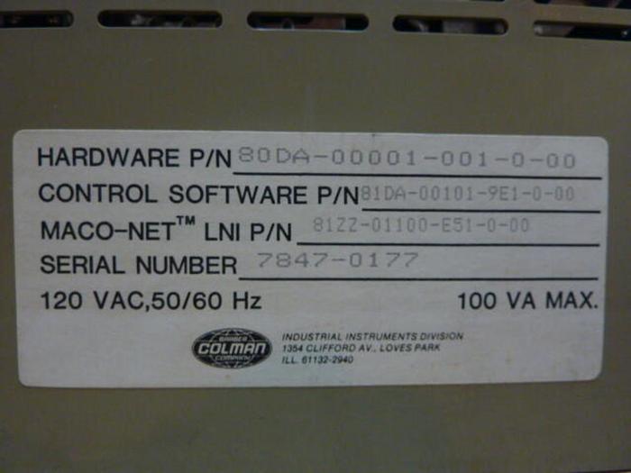 Used BARBER COLMAN Process Module MACO 8000 80DA-00001-001-0-00 Used