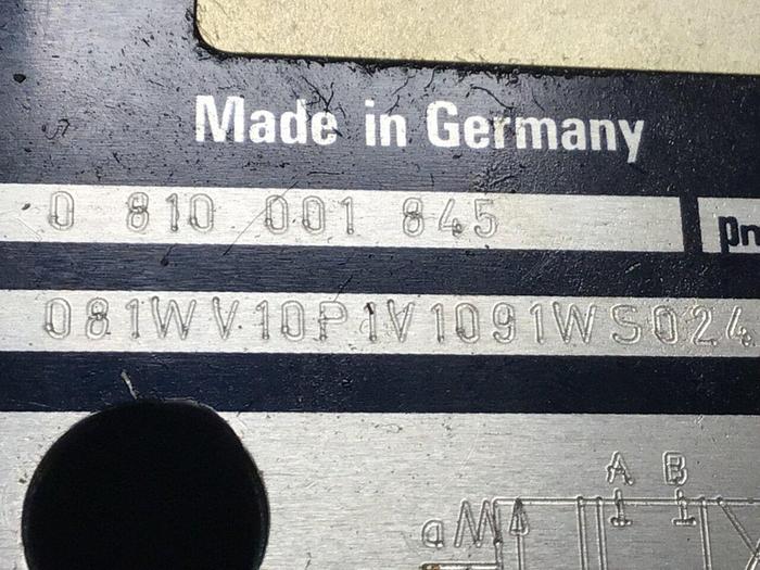 Used BOSCH Valve 0 810 001 845 Used