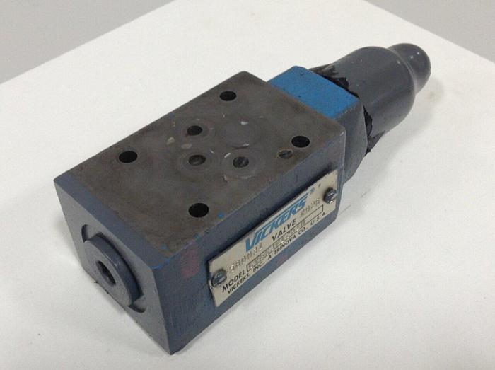 Used VICKERS Relief Valve CVGC 3 W 125 10 #89728