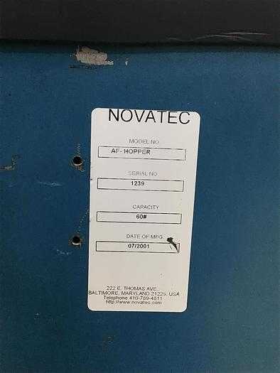 Used Novatec Hopper w/ Lid & Control AF-Hopper Used 143997