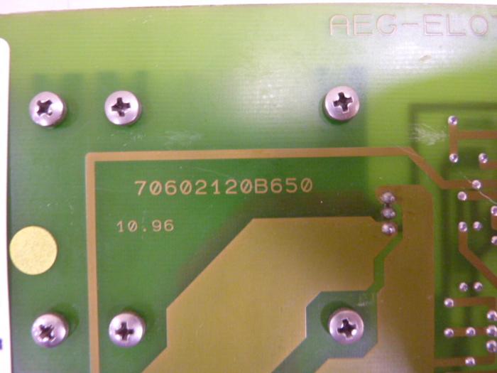 Used AEG Circuit Board 70602120B600 #54871