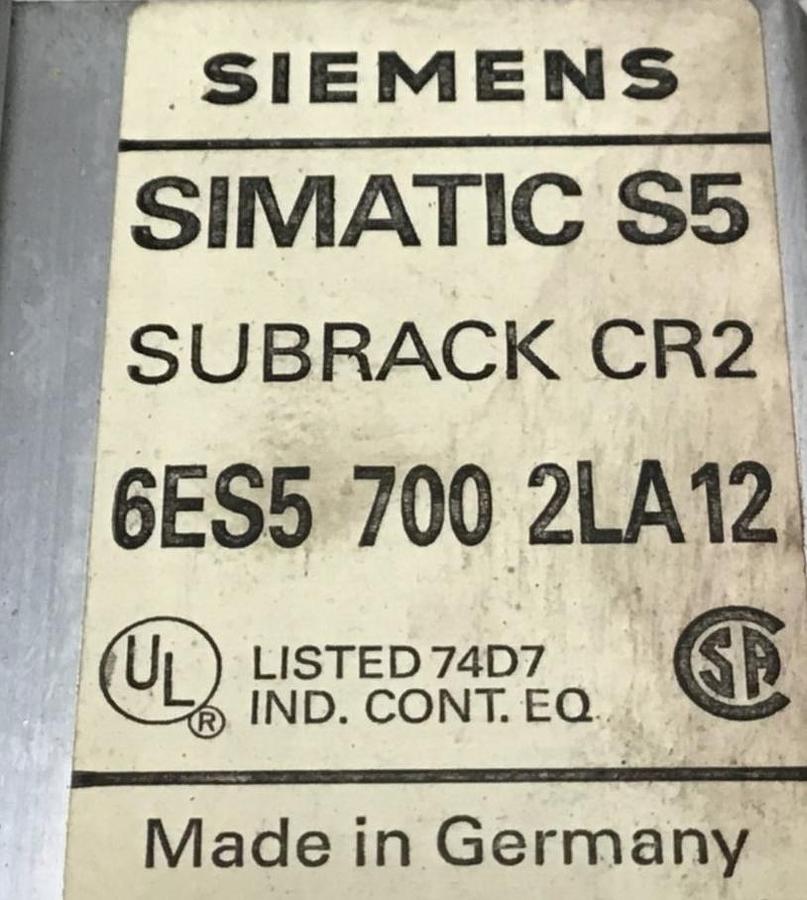 Used SIEMENS Rack Simatic S5 6ES5 700-2LA12 USED