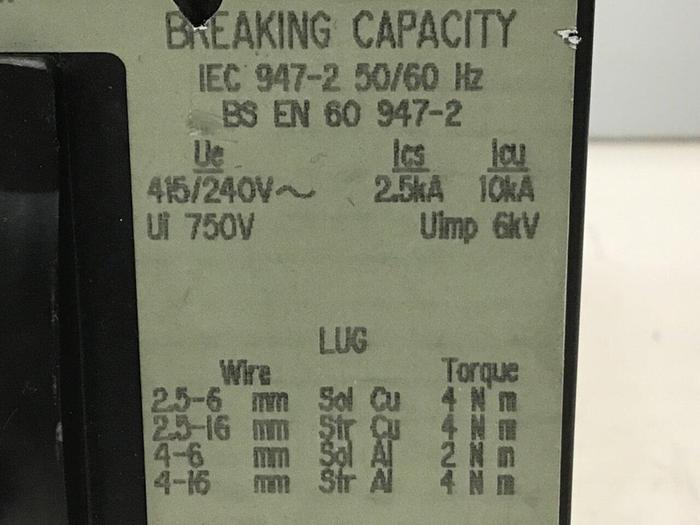 Used SQUARE D 15 Amp Circuit Breaker FAL36015 #129398