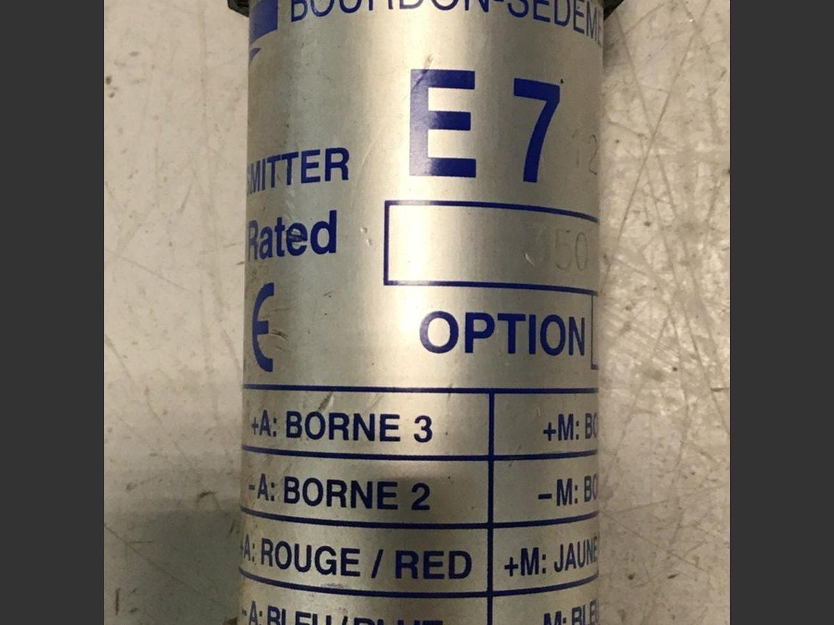 Used BOURDON SEDEME Transmitter E7 12 USED #134254