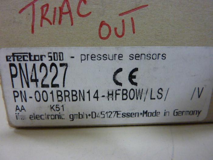 IFM Pressure Sensor PN24227 #52087