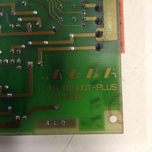 Used KEBA Engel Output Board E-16-DIGOUT-PLUS D1456D Used