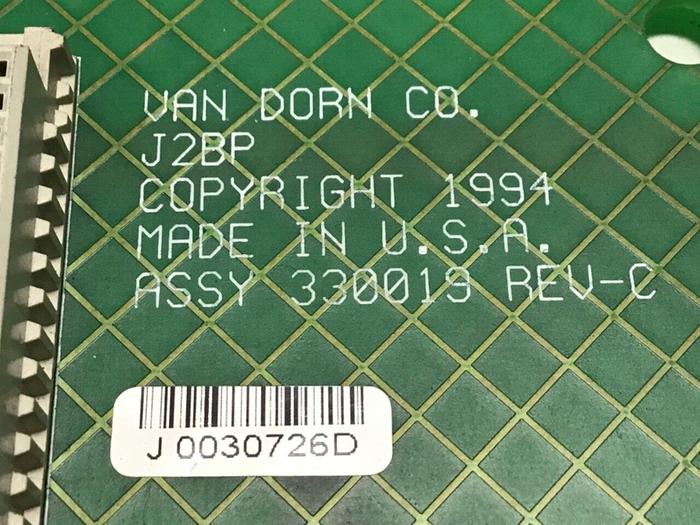 Used VAN DORN Circuit Board 330019 PC330-019 330-019 Used