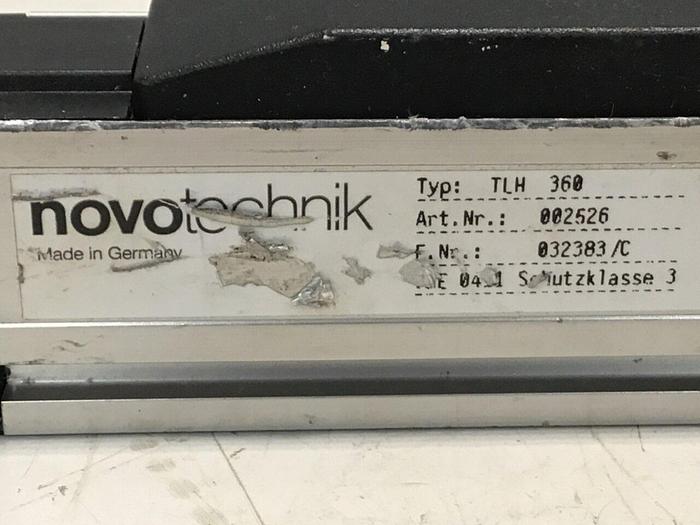 Used NOVOTECHNIK Linear Transducer TLH360 #120689
