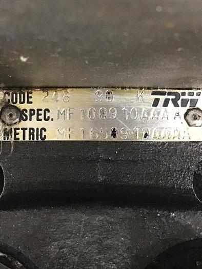 Used TRW Die Height Hydraulic Motor MF100910AAAA #141448
