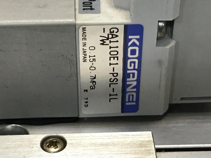 Used KOGANEI Manifold w/ Valves PBM6P-9W #120959