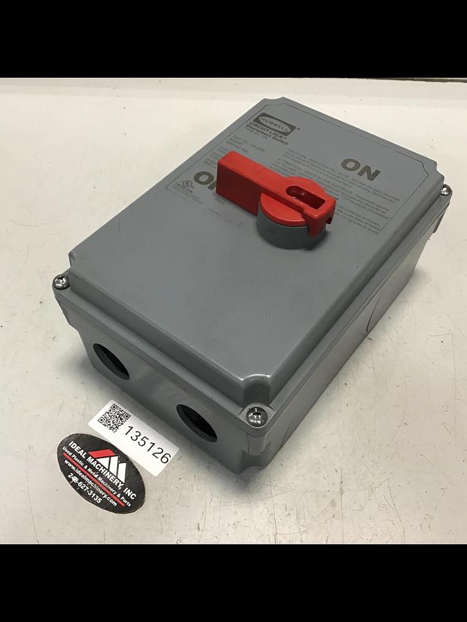 Used HUBBELL Disconnect Switch HBLDS6 Used #135126