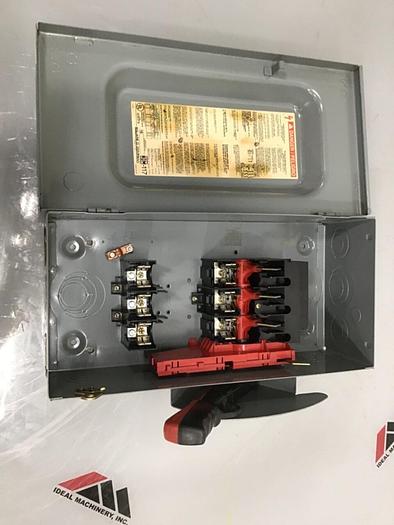 Used SQUARE D 60 Amp Safety Disconnect Switch H362 F3 #133304