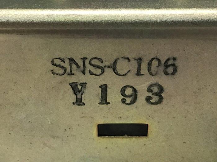 Used SAGINOMIYA SEISAKUSHO Pressure Sensor SNS-C106Y193 #125087