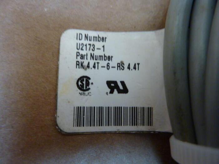 Used TURCK ELEKTRONIK Connector Cable U2173-1 #27918