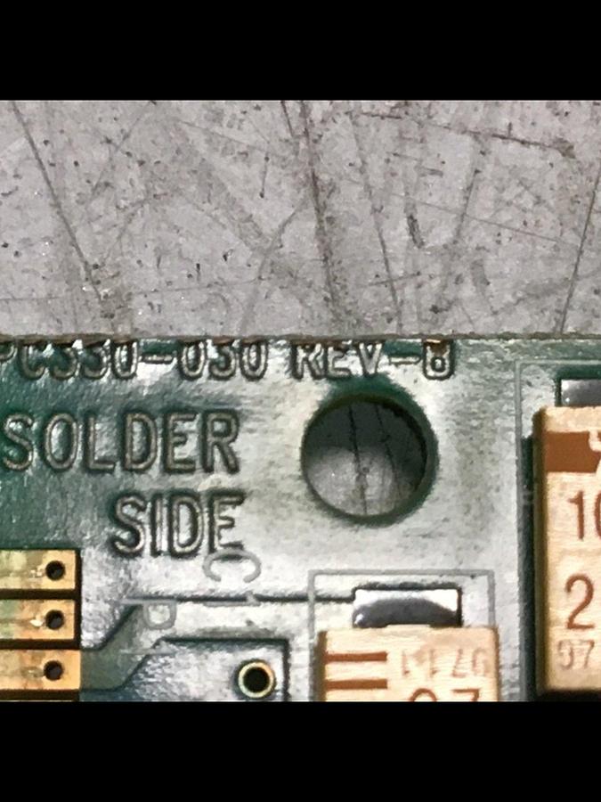 Used VAN DORN Temperature Circuit Board PC330-021 330-021 #143093