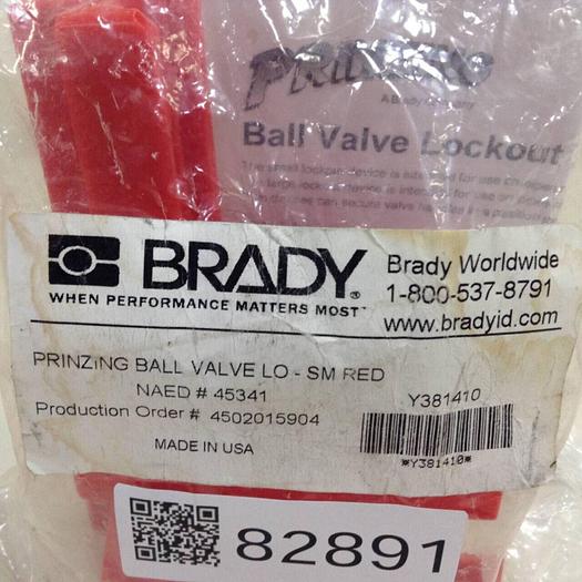 Used BRADY Ball Valve Lockout 45341 #82891