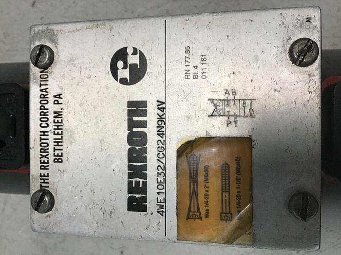 Used REXROTH Directional Control Valve 4WE10E32/CG24N9K4V #137379