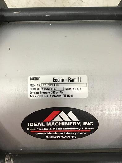 Used SCHRADER BELLOWS Cylinder FW2J123921 4.000 USED