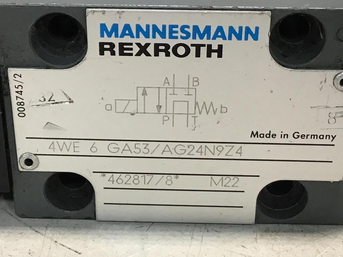 Used REXROTH Valve 4WE6GA53AG24N9Z4 USED