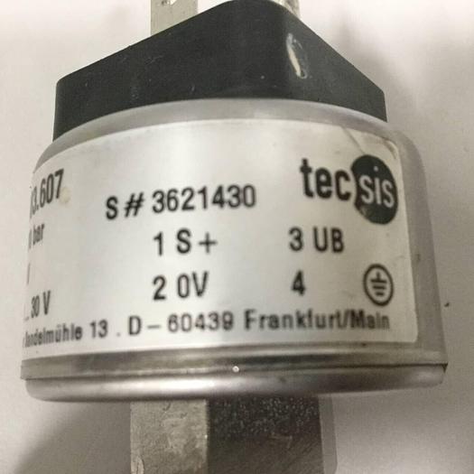 Used TECSIS Pressure Sensor 3396.083.607 #91114