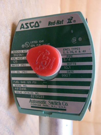 Used ASCO General Purpose Valve 8215G33 #22371