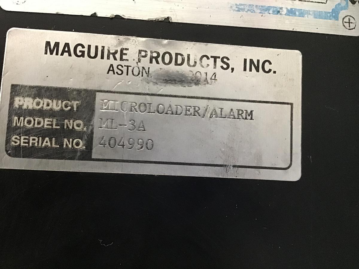 Used MAGUIRE ML-3A Venturi Microloader / Alarm Used #140737