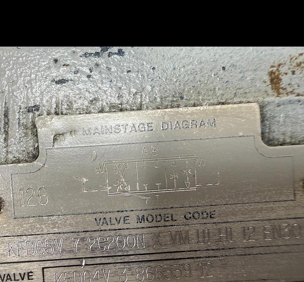 Used VICKERS KFDG5V 7 26200N X VM U1 H1 12 EN30
