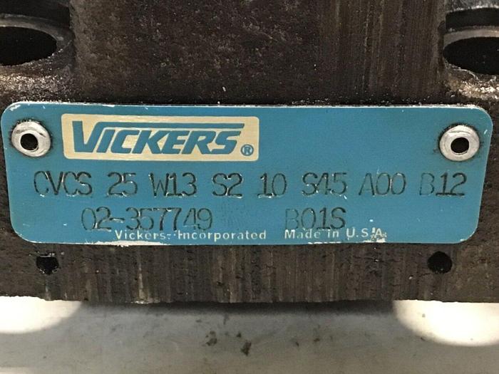 Used VICKERS Valve CVCS25W13S210S45A00B12 #137908