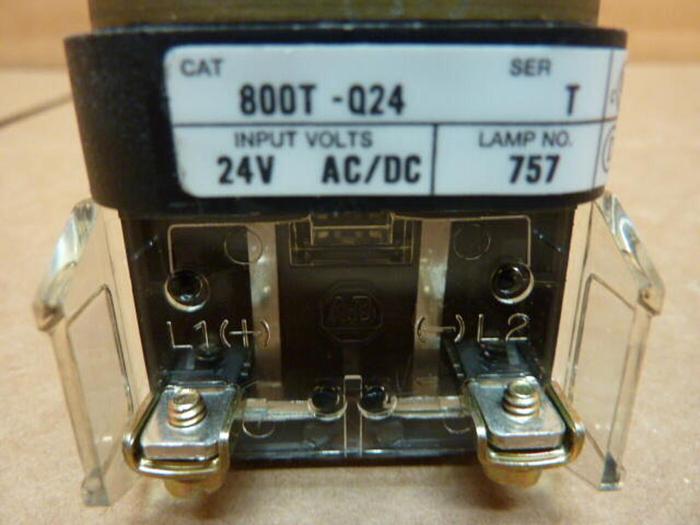 Used ALLEN BRADLEY Pilot Light 800T-Q24 #27929