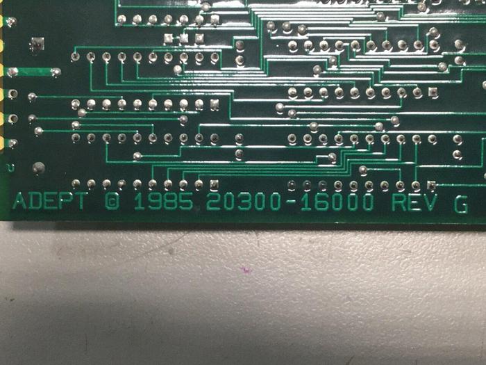 Used ADEPT Circuit Board 10300-16600 #105505