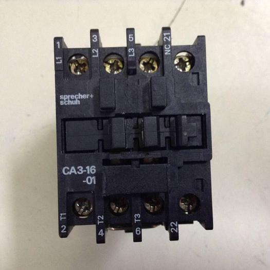 Used SPRECHER & SCHUH Motor Starter Contactor CA3-16C #88969