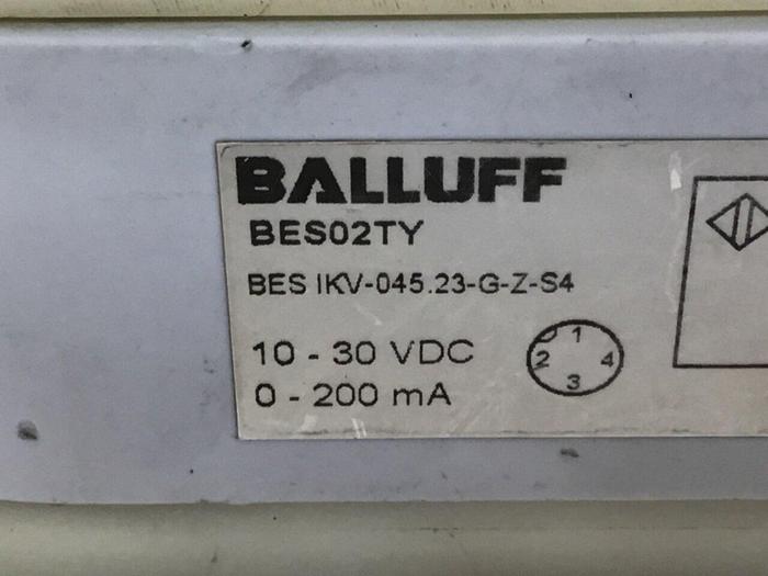 Used BALLUFF Inductive Ring Sensor BES IKV-045.23-G-Z-S4 #116035