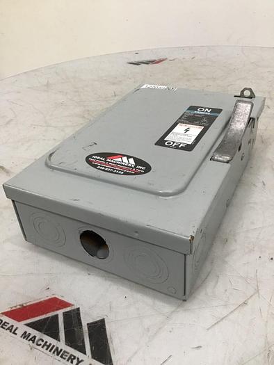 Used SIEMENS 30 Amp Disconnect Switch F351 #127039