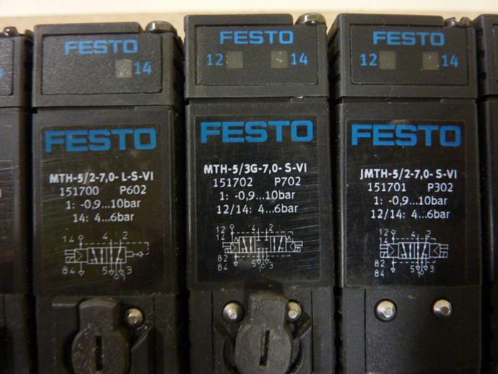 Used FESTO Control Block w/ Valves IFB8-03 #52796
