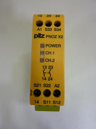 Used PILZ Safety Relay PNOZX224VAC/DC2N/O #55429