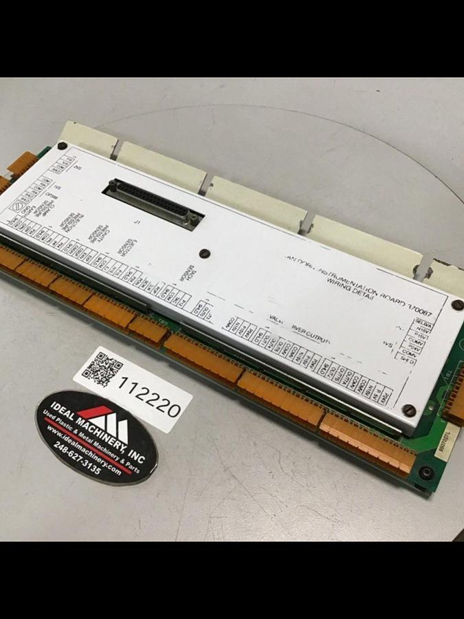 Used VAN DORN Instrumentation Board 370087 #112220