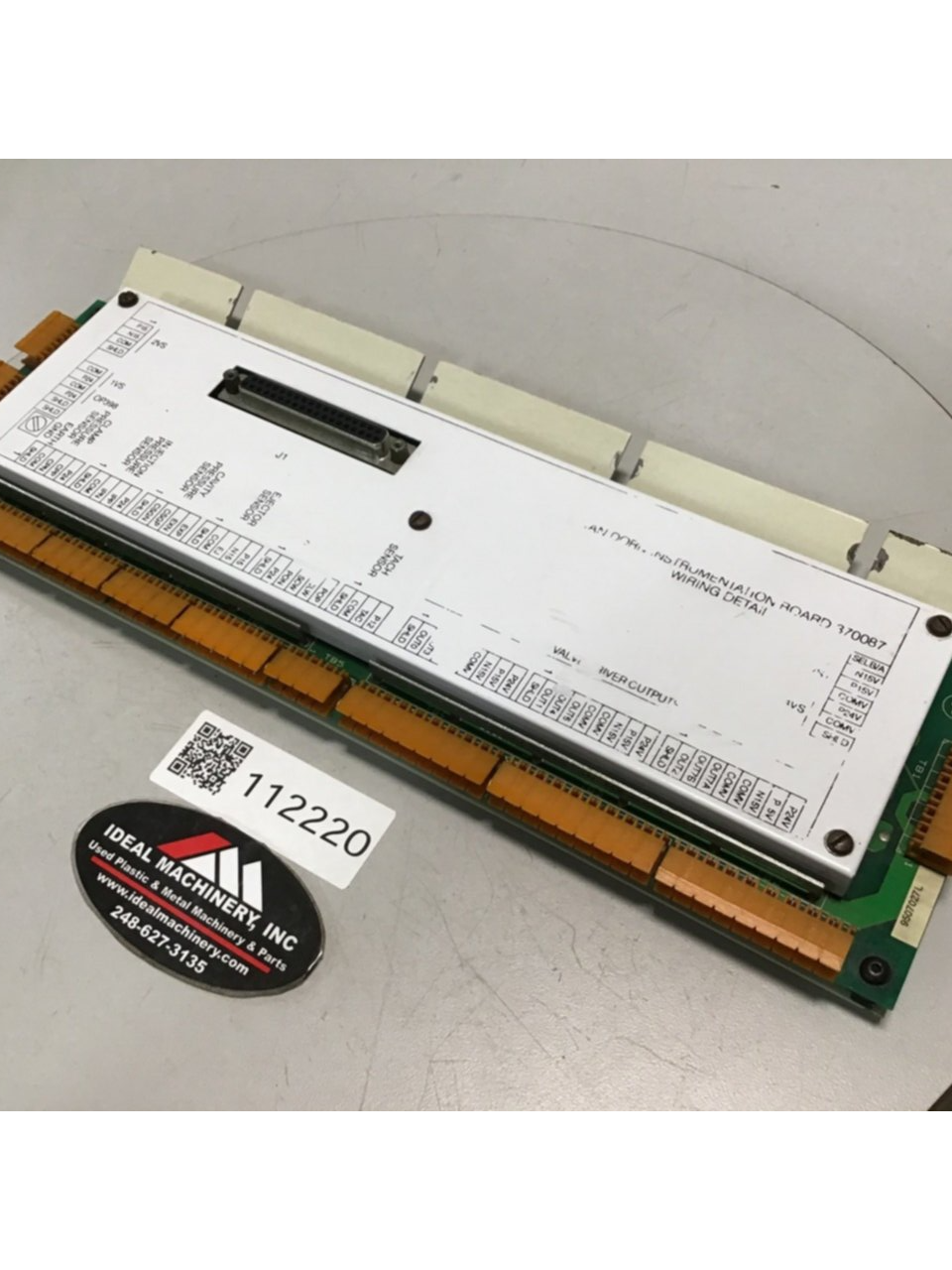 Used VAN DORN Instrumentation Board 370087 #112220