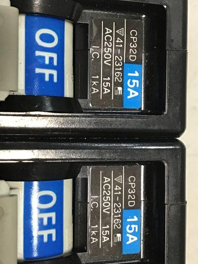 Used FUJI ELECTRIC 15 Amp Circuit Breaker CP32D-15 #119685