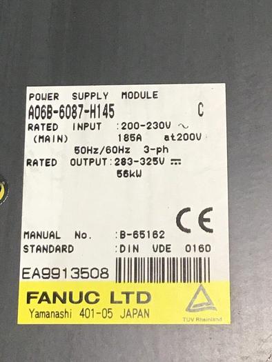 Used FANUC Power Supply Module A06B-6087-H145 Used