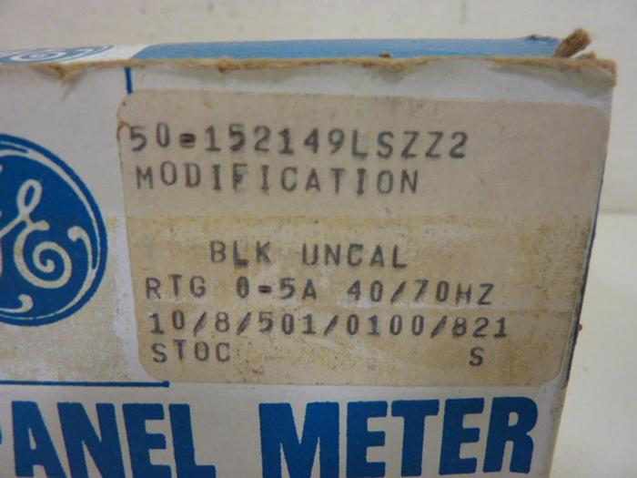 Used GENERAL ELECTRIC Panel Meter 152 #58642