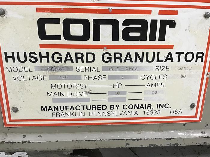 Used CONAIR ES1012 10 HP Grinder Used #142102
