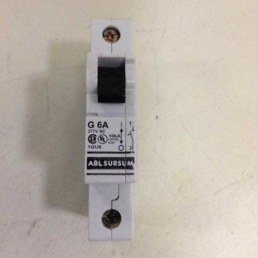 Used ABL SURSUM 6 Amp Breaker 1GU6 #84779