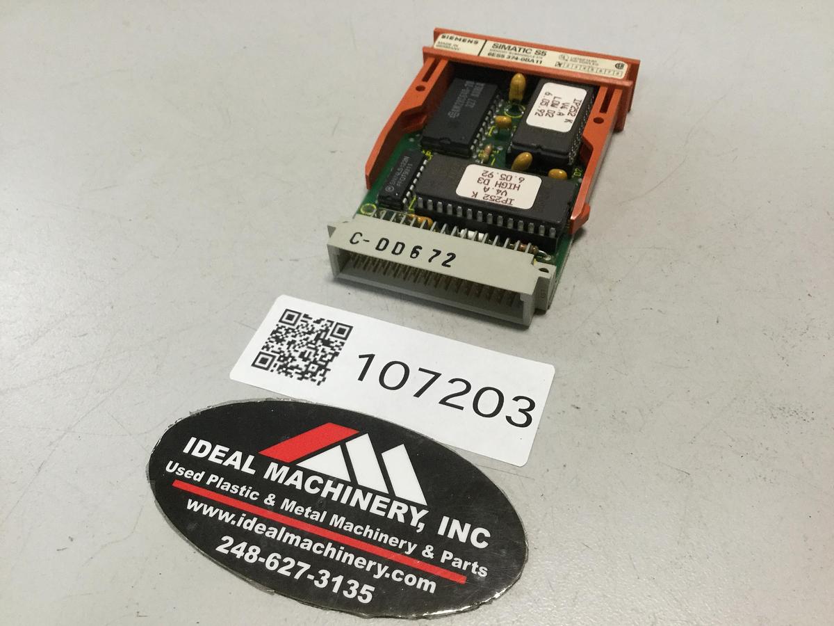 Used SIEMENS / VAN DORN SIMATIC S5 Memory 6ES5 374-0BA11 Used