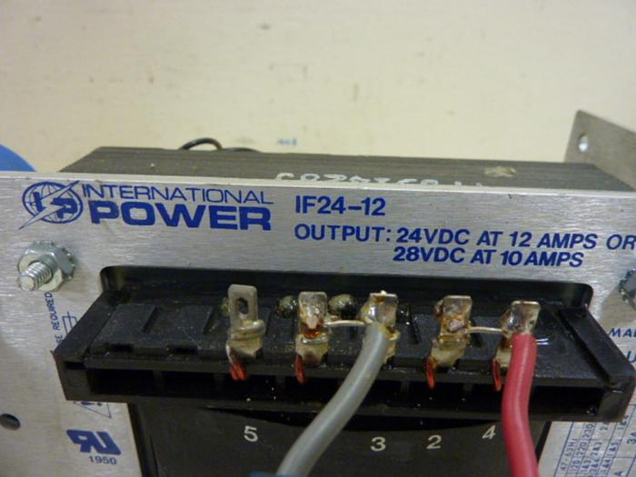 Used INTERNATIONAL POWER Power Supply IF24-12 #73739