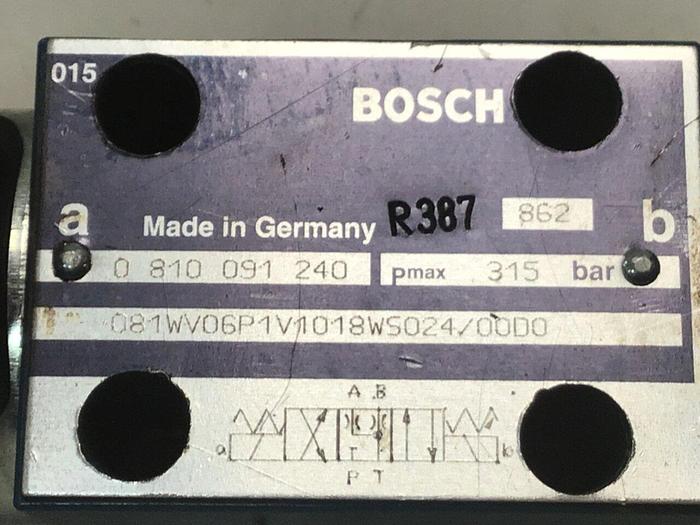 Used BOSCH Valve 0 810 091 240 #137666