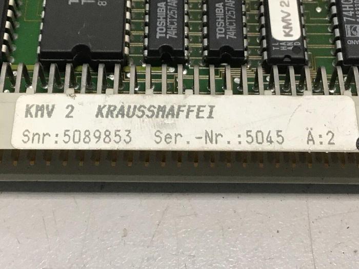 Used KRAUSS MAFFEI Circuit Board KMV2 5089853 Used