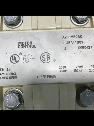 Used WESTINGHOUSE Contactor A200M5CAC #144300