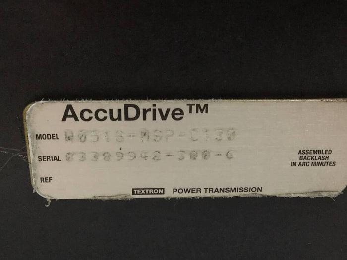Used ACCUDRIVE Power Transmission W051S-MSP-C130 Used