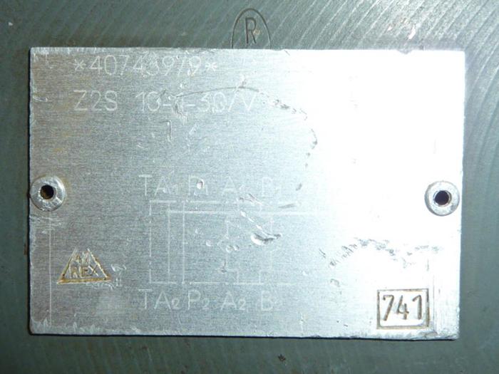 Used REXROTH Pilot Check Valve Z2S10130V #59429