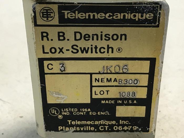 Used TELEMECANIQUE Limit Switch C3JK06 Used #121462